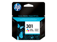 HP Tintenpatrone 301, Cyan, Magenta, Gelb