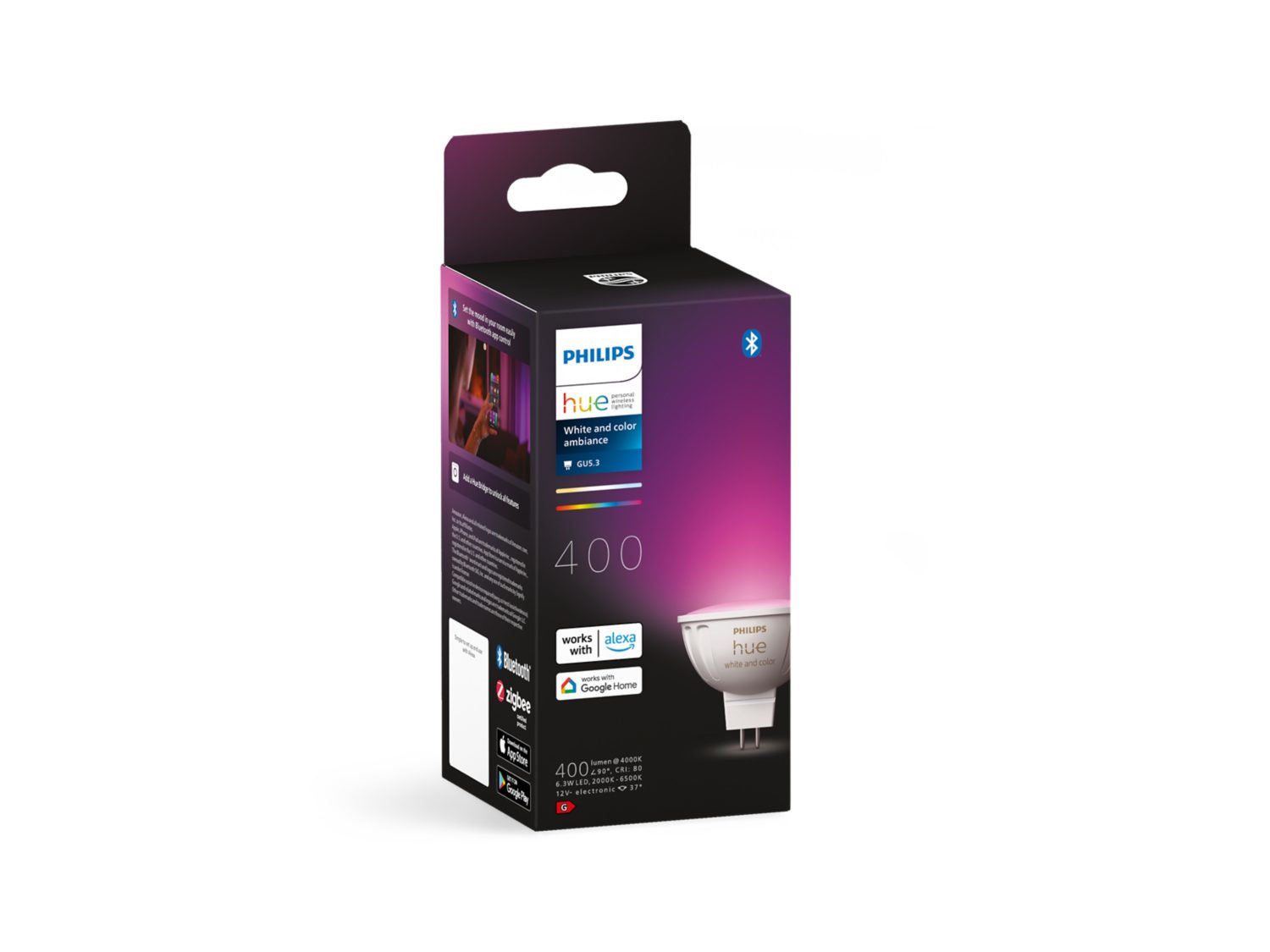 Philips White & Color Ambiance MR16 – Philips Hue, Weiss