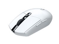 Logitech G G305 – Gaming-Maus – Kabellos (Bluetooth/2,4 GHz), 12000 DPI, RGB-Beleuchtung, rechts, Weiss