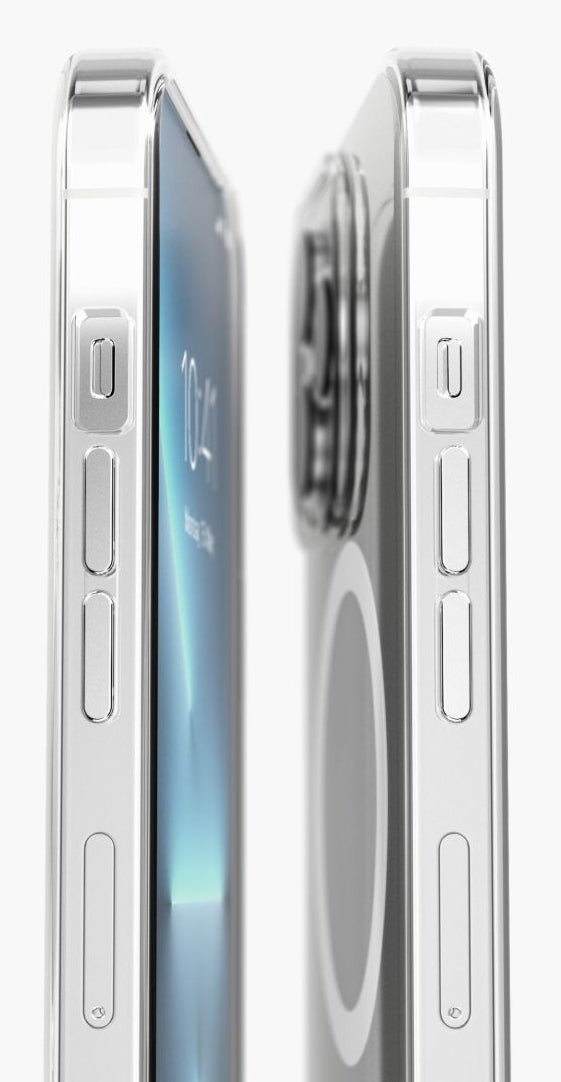 Vonmählen Backcover – für Apple iPhone 15 Pro – transparent – PC, MagSafe-kompatibel
