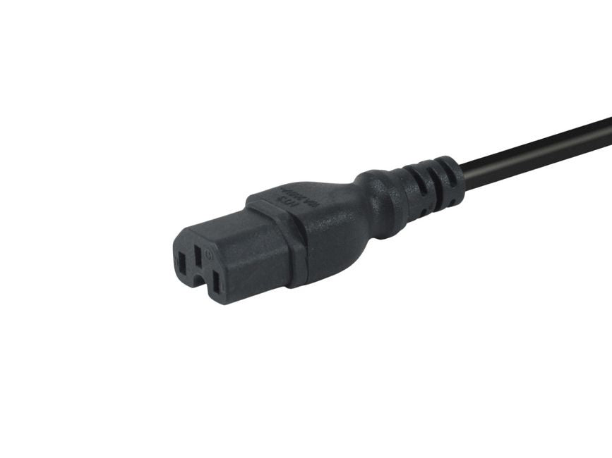 Equip Netzkabel – IEC C14 zu IEC C15, 1,8 m, 250 V/10 A, schwarz