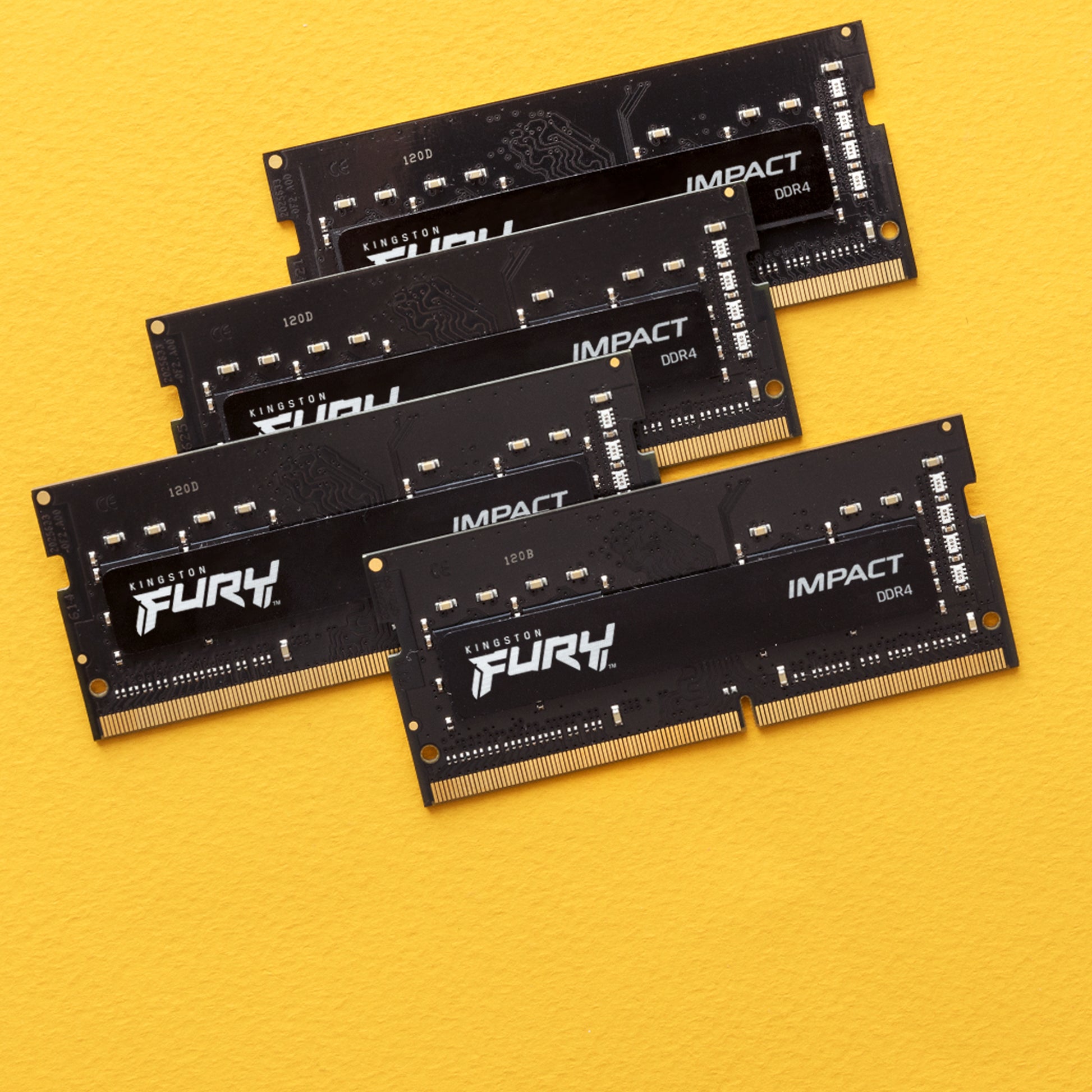 Kingston Technology Kingston FURY Impact – DDR4 SO-DIMM 32 GB (2×16 GB), 3200 MT/s CL20, 1,2 V, Kühlkörper