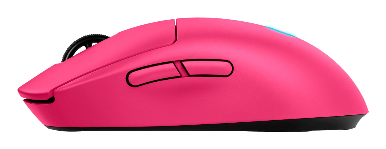 Logitech G PRO 2 LIGHTSPEED – Gaming-Maus – Kabellos (2,4 GHz), 32000 DPI, beidhändig, Magenta