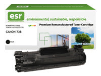 esr 728 Schwarz Toner – Kompatibel – 2'100 Seiten – für Canon MF4410/MF4420/MF4430 und andere