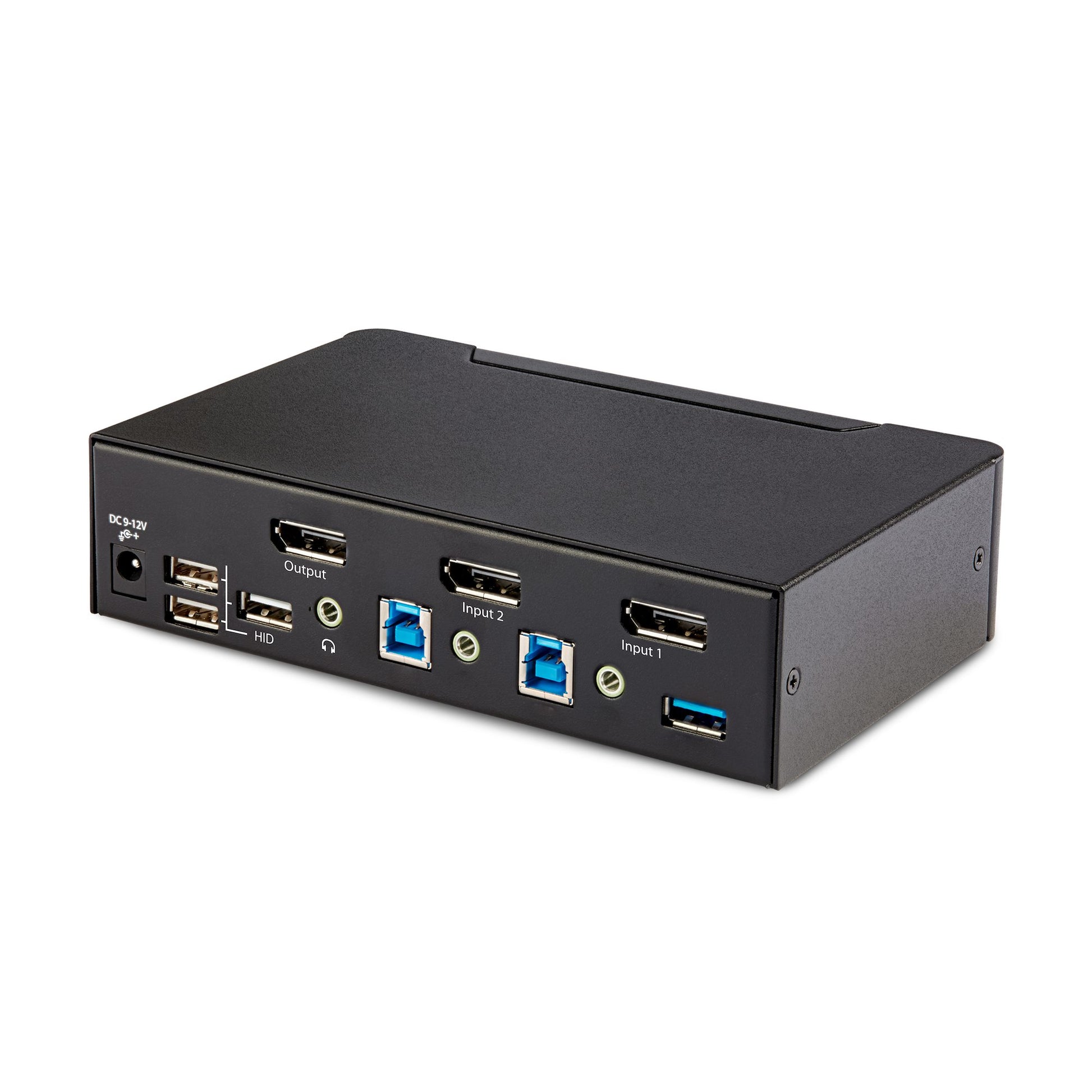 StarTech.com D86A2 – 2-Port DP KVM-Switch – 7680 × 4320/60 Hz, USB 3.0-Hub, Audio