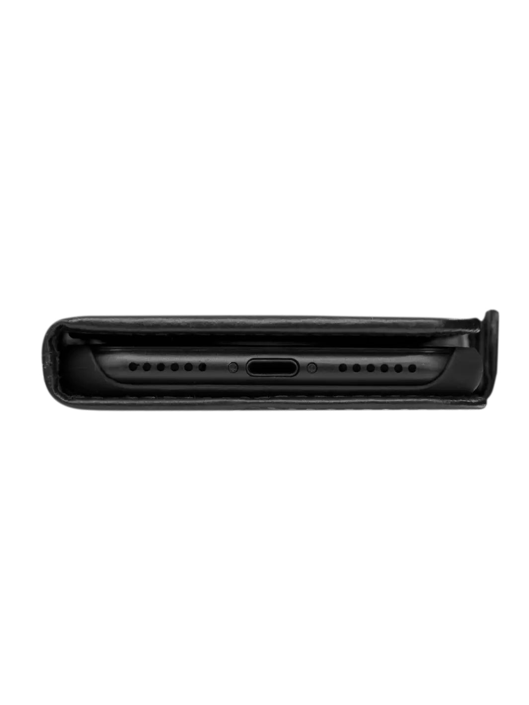 dbramante1928 Copenhagen Wallethülle – für Apple iPhone SE/8/7, mit Ständer, 3 Kartenfächer, Leder, schwarz