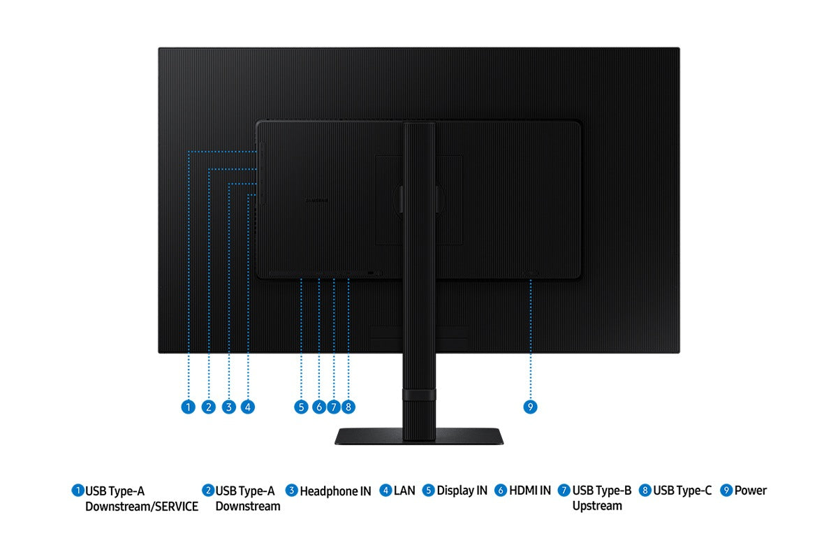 Samsung Viewfinity S8 S80Ud – Monitor, 32" 3840 × 2160 (UHD 4K), LED, Schwarz