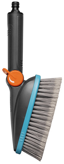 Gardena Scheuerbürste Cleansystem – weich, Kunststoff, 31×8,7×14,5 cm, grün/grau/orange