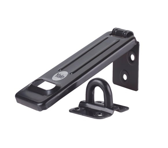 Yale Y135B Mechanisches Vorhängeschloss – Stahl, Bügel 120×13 mm, Aussen, Schwarz