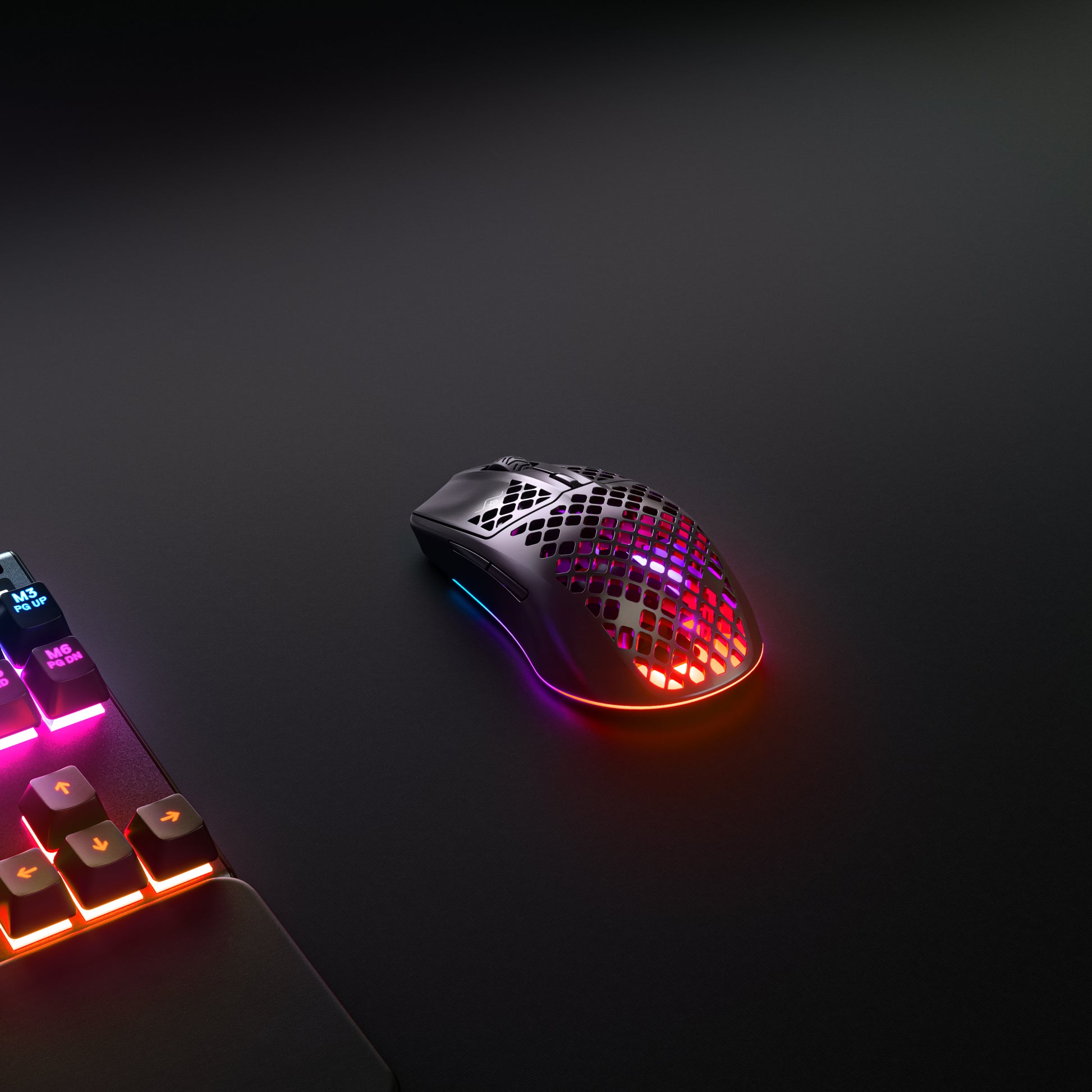 Steelseries Aerox 3 Wireless Gaming-Maus – kabellos, 1000 Hz, 6 Tasten, für Rechtshänder, schwarz