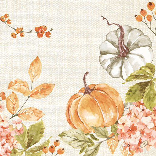 Duni Servietten Spicy Pumpkin – mehrfarbig – 40 × 40 cm, 2-lagig