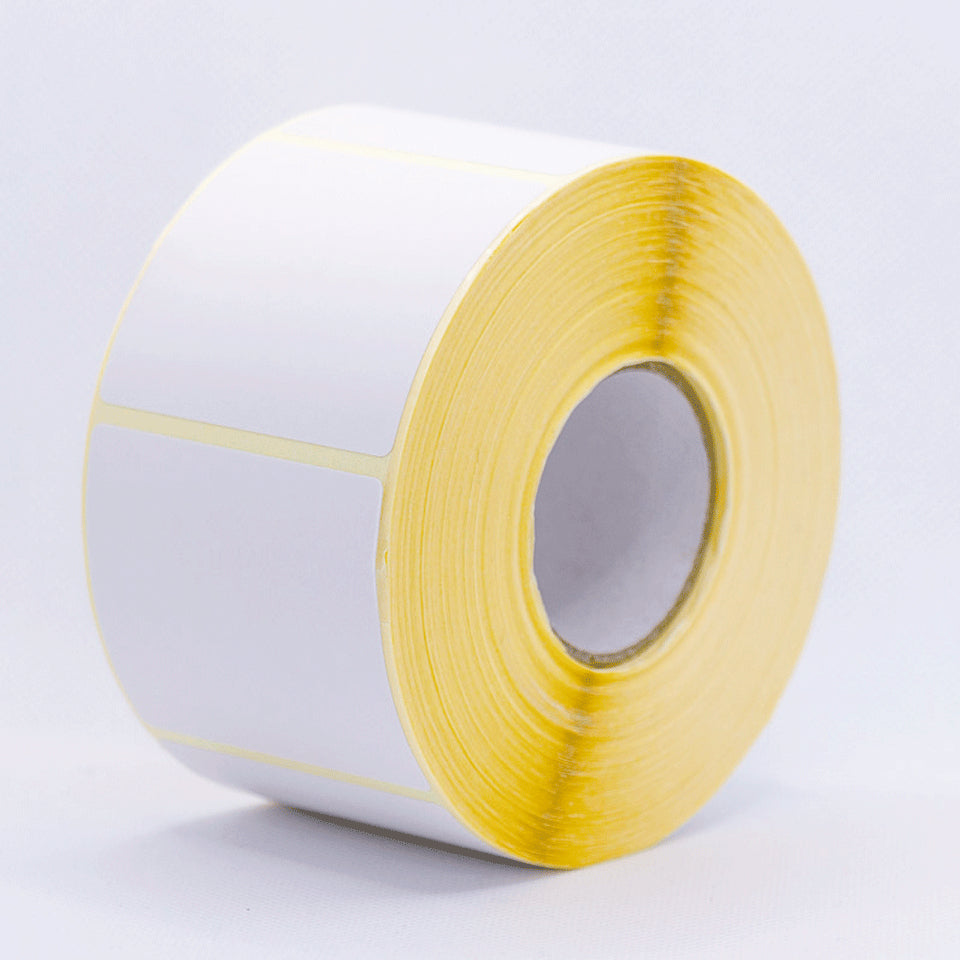 Brother Druckeretiketten, 55 mm × 50 mm, weiss, entfernbar, 8 Rollen (1000 Etiketten/Rolle)