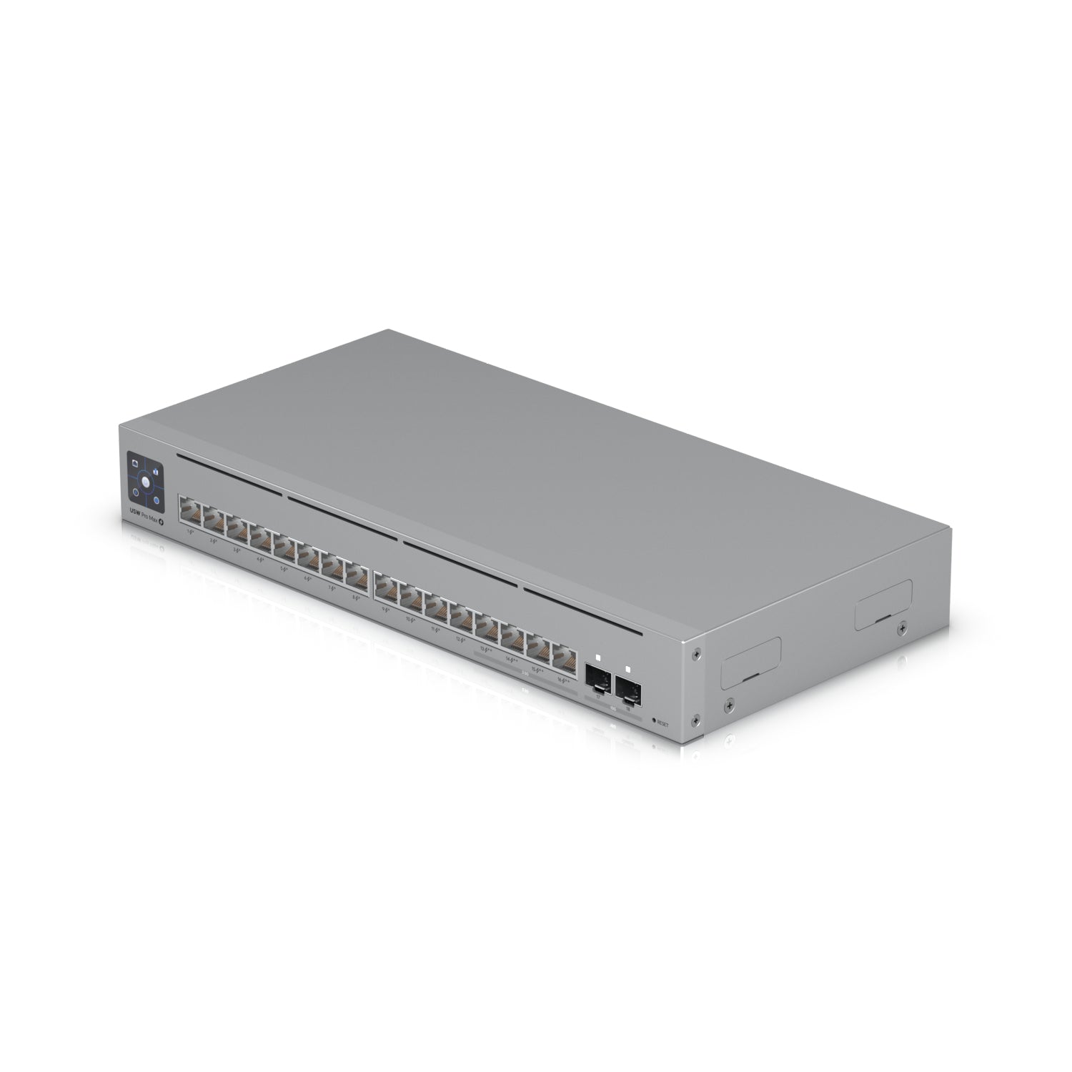 Ubiquiti Pro Max 16 PoE – Managed Switch – 12×GbE, 4×2.5G, 2×SFP+, L3, PoE++ 180 W, 19" Rack