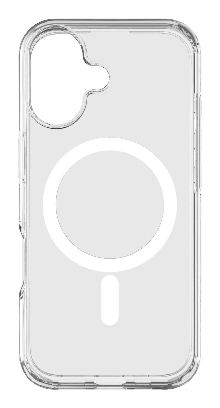 Cellularline Backcover Gloss Mag – für Apple iPhone 17 – transparent – Kunstleder – MagSafe-kompatibel