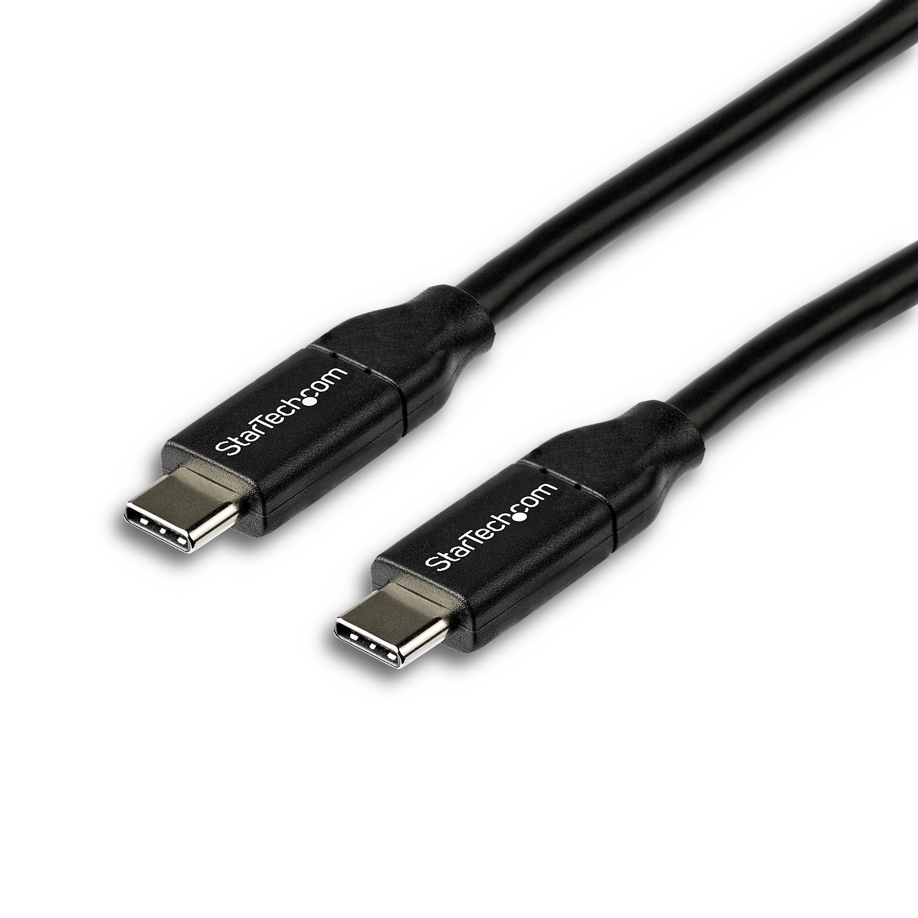 StarTech.com USB-C auf USB-C Kabel – USB 2.0 (480 Mbit/s) – 2 m – PD 100 W – USB-IF zertifiziert – Schwarz