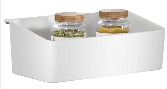 TESA Ordnungsbox – ABS-Kunststoff, Weiss, 24 × 8,5 × 14 cm – 1er-Pack