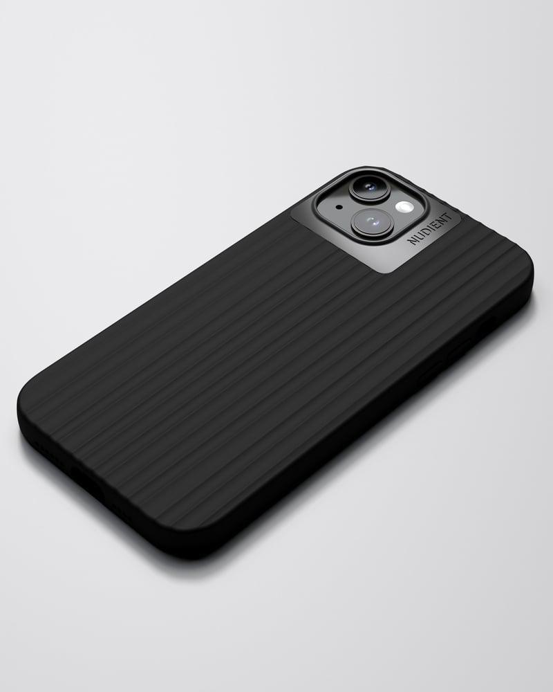 Nudient Bold – Rückcover – für Apple iPhone 14 Plus, PC, Anthrazit Schwarz