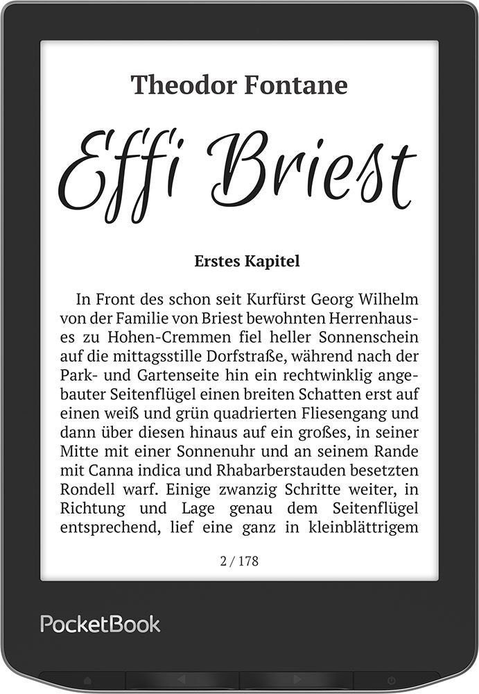 PocketBook Verse – 6" E-Ink Carta, 8 GB, Grau