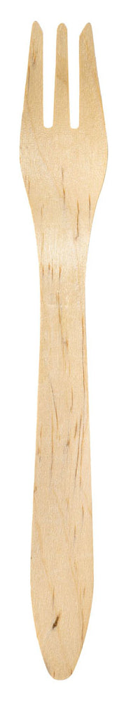 BioPak Holzgabel, 19 cm – kompostierbar – 100 Stk.