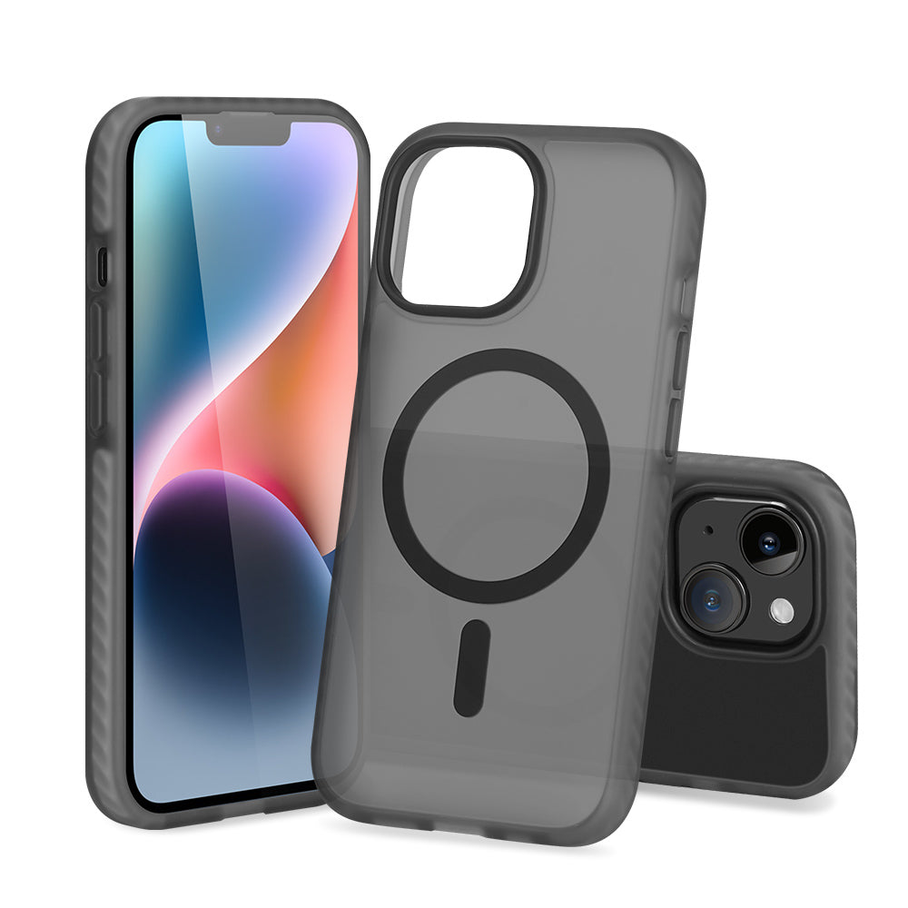 Nevox – Backcover – für Apple iPhone 16 Plus – Schwarz – TPU, MagSafe-kompatibel