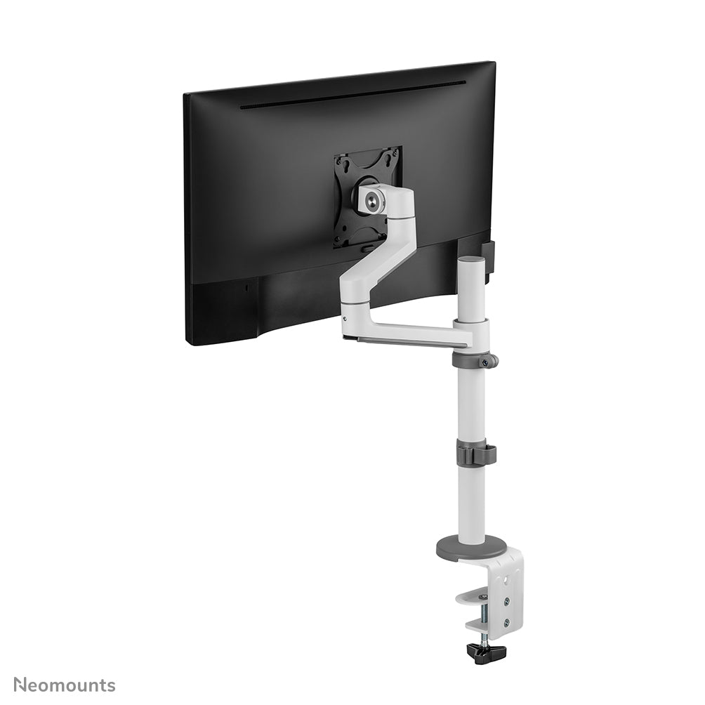 Neomounts DS60-425WH1 – Monitorarm, 1, Tischklemme, bis 27", VESA 75 × 75/100 × 100 mm, 8 kg, weiss