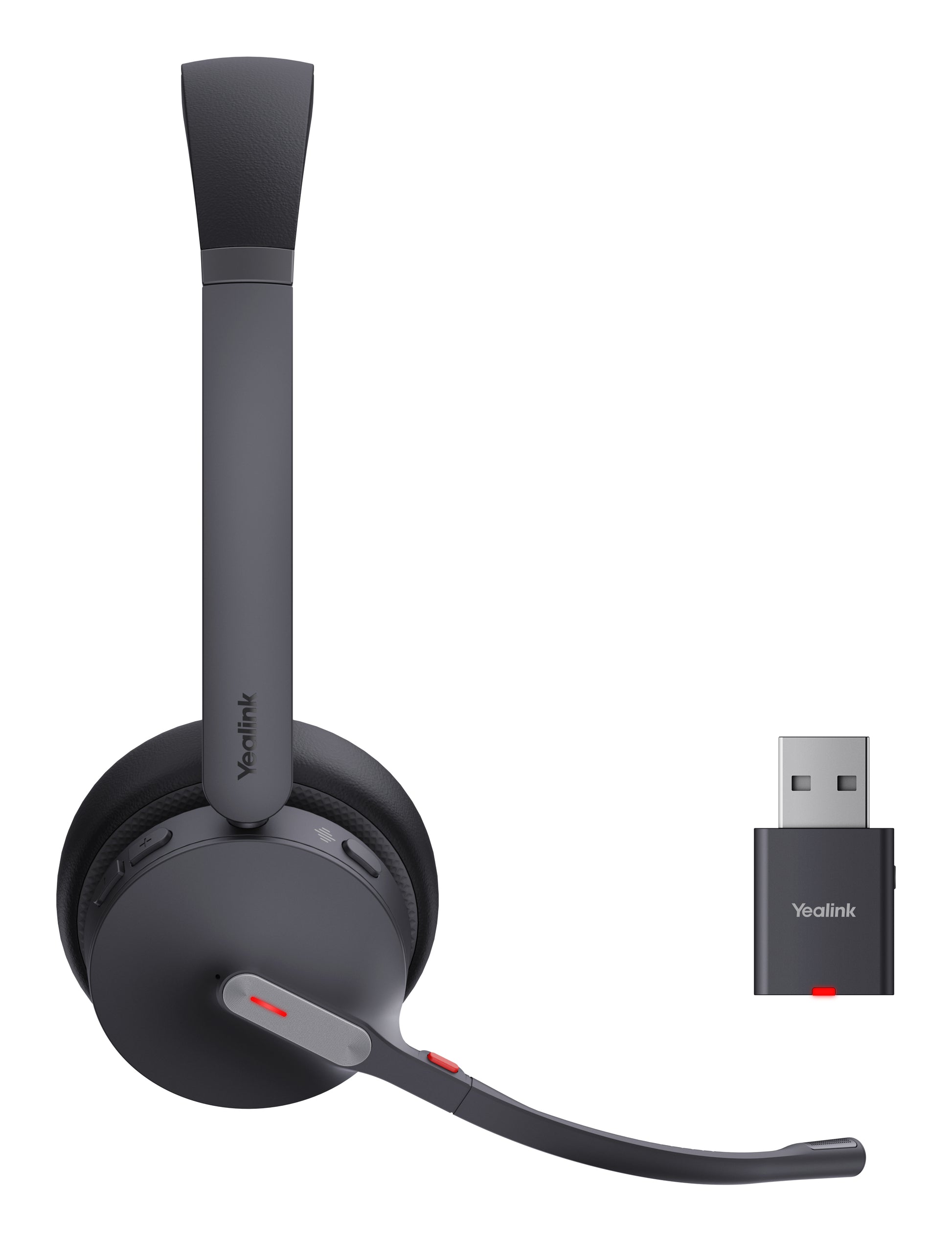 Yealink WH64 Hybrid Dual UC – Duo Headset – Bluetooth/USB (Micro-USB) – Teams-kompatibel – Schwarz – bis 16 h