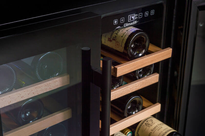 Climadiff Weinkühlschrank CBU40D1B – 120 l, 240 V, Kompressor, Energieeffizienzklasse F