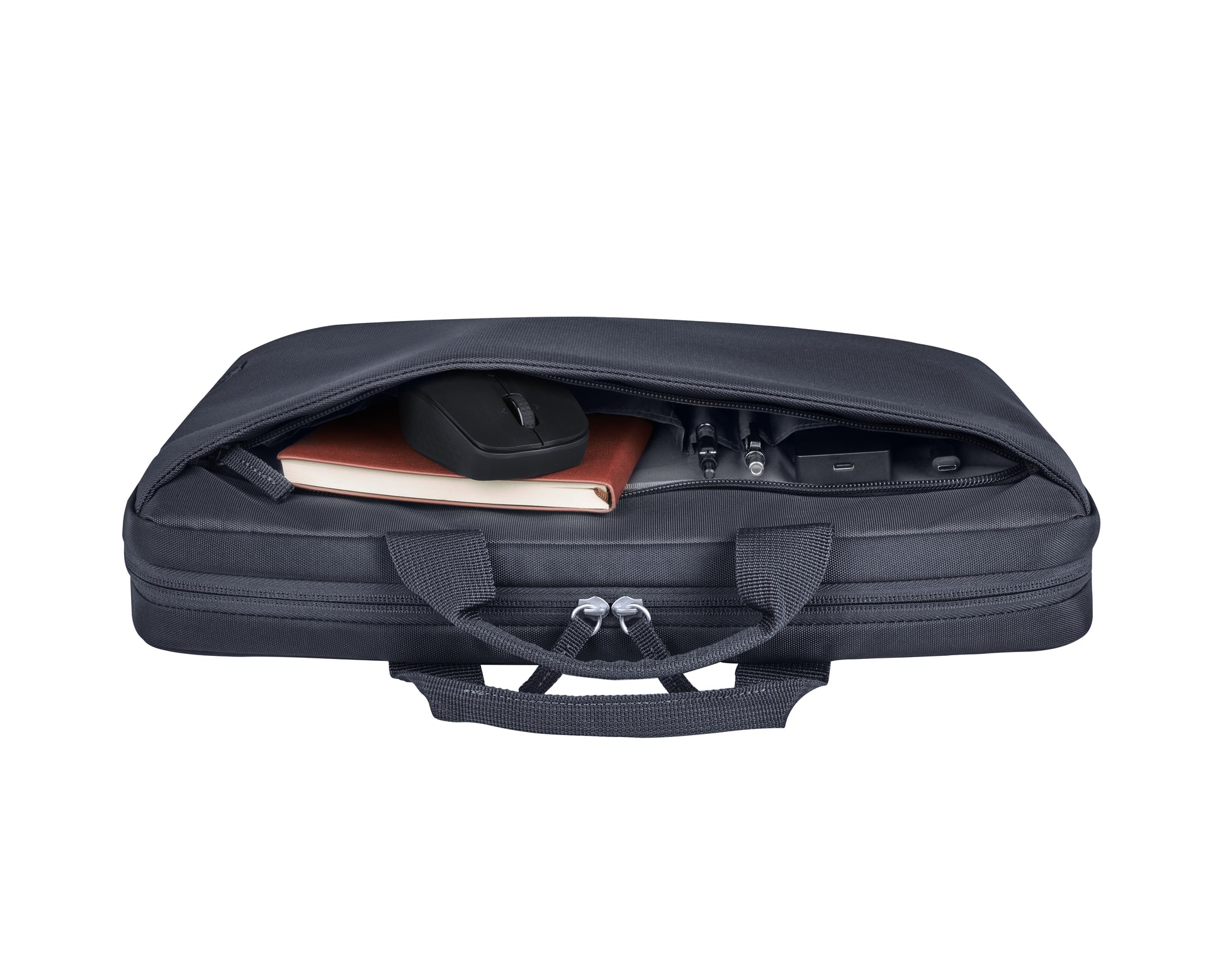 HP Aktentasche 14,1", Polyester, Grau, 36 × 26 × 4,5 cm