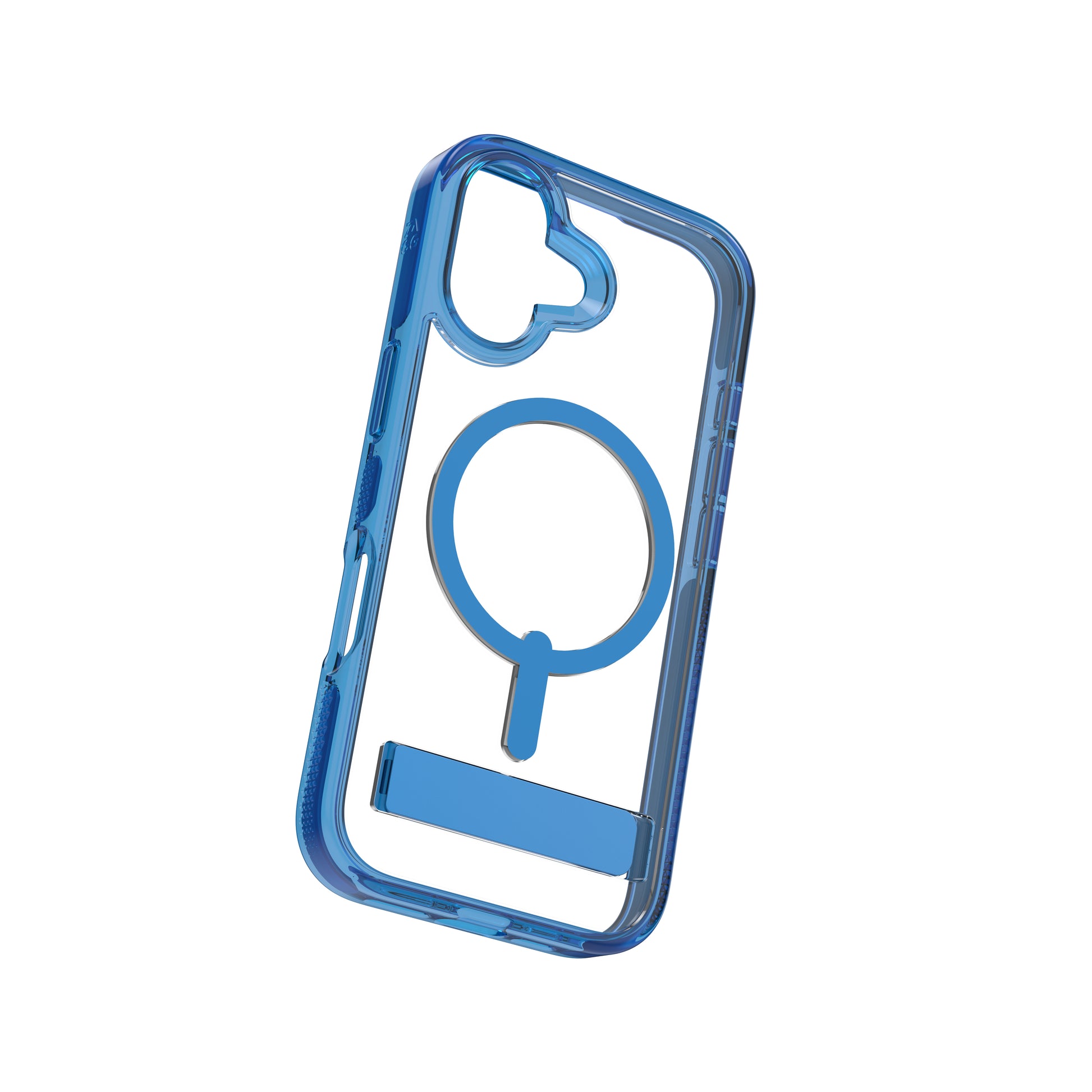 ZAGG Santa Cruz Snap – Backcover – für Apple iPhone 17, Graphen, blau/transparent, bis 4 m Sturzsicher