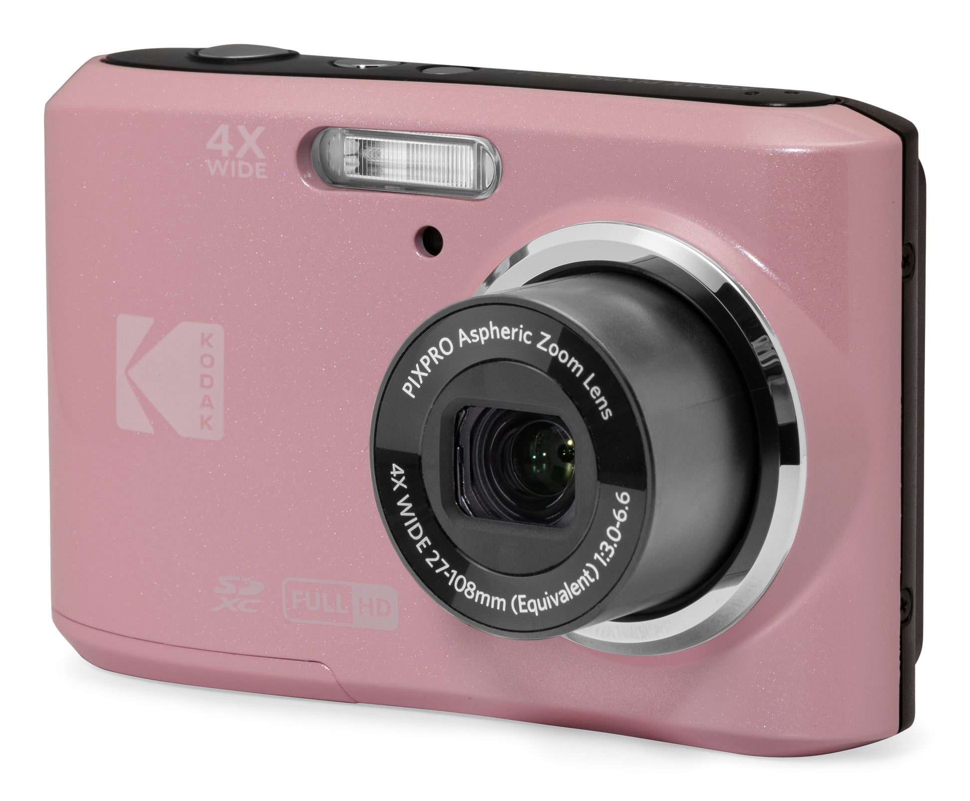 Kodak Pixpro FZ45 – 4× optischer Zoom, 16 MP, 1080p, rosa