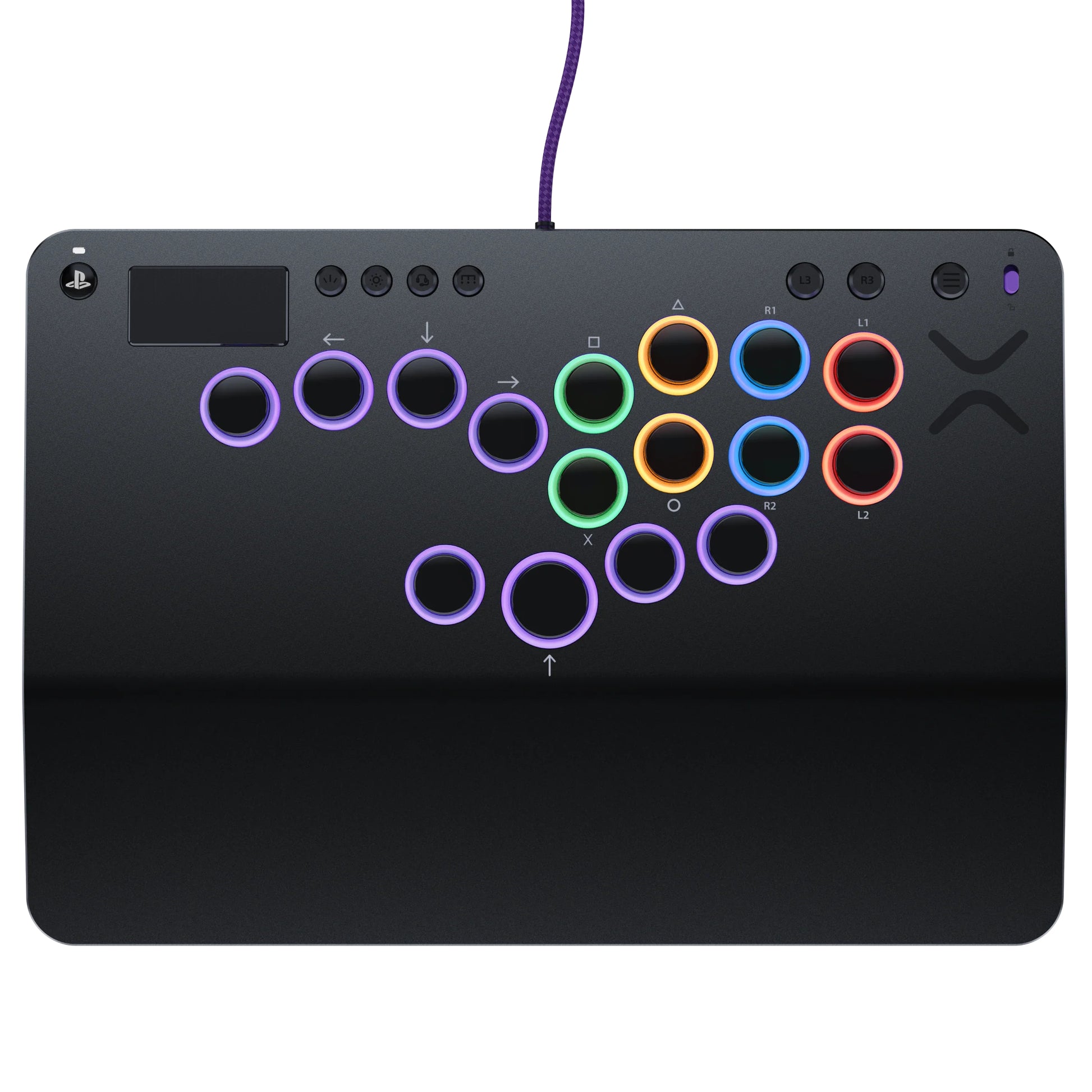 PDP VICTRIX Pro KO – Joystick – USB (kabelgebunden, USB-C), Grau – für PC, PlayStation 4 & PlayStation 5