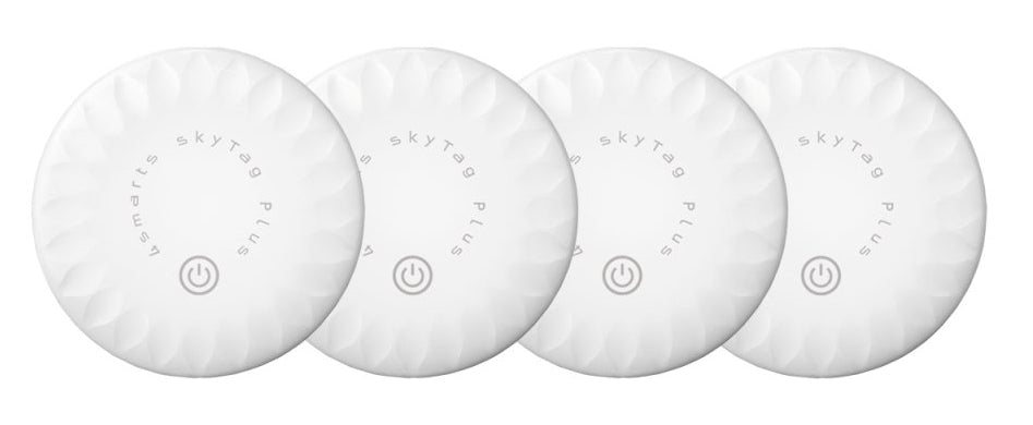 4smarts Navigationszubehör SkyTag Plus 4er – für Apple Find My-App, Weiss