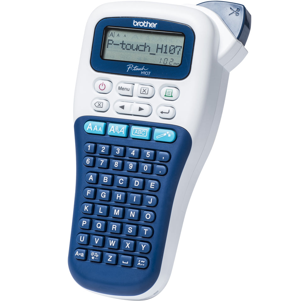 Brother PT-H107B – Beschriftungsgerät, TZe bis 12 mm, 180×180 dpi, 20 mm/s, Autoabschneider