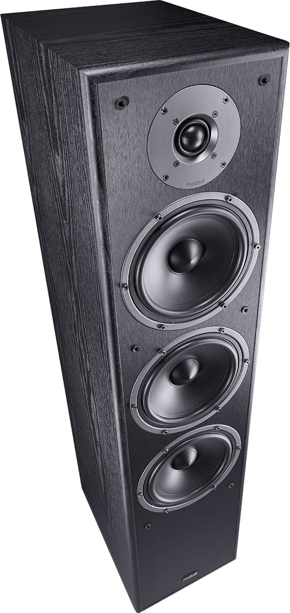 Magnat MONITOR S70 – Standlautsprecher – 3-Wege, 2×6,5" Tieftöner, 190 W, 8 Ω – Schwarz