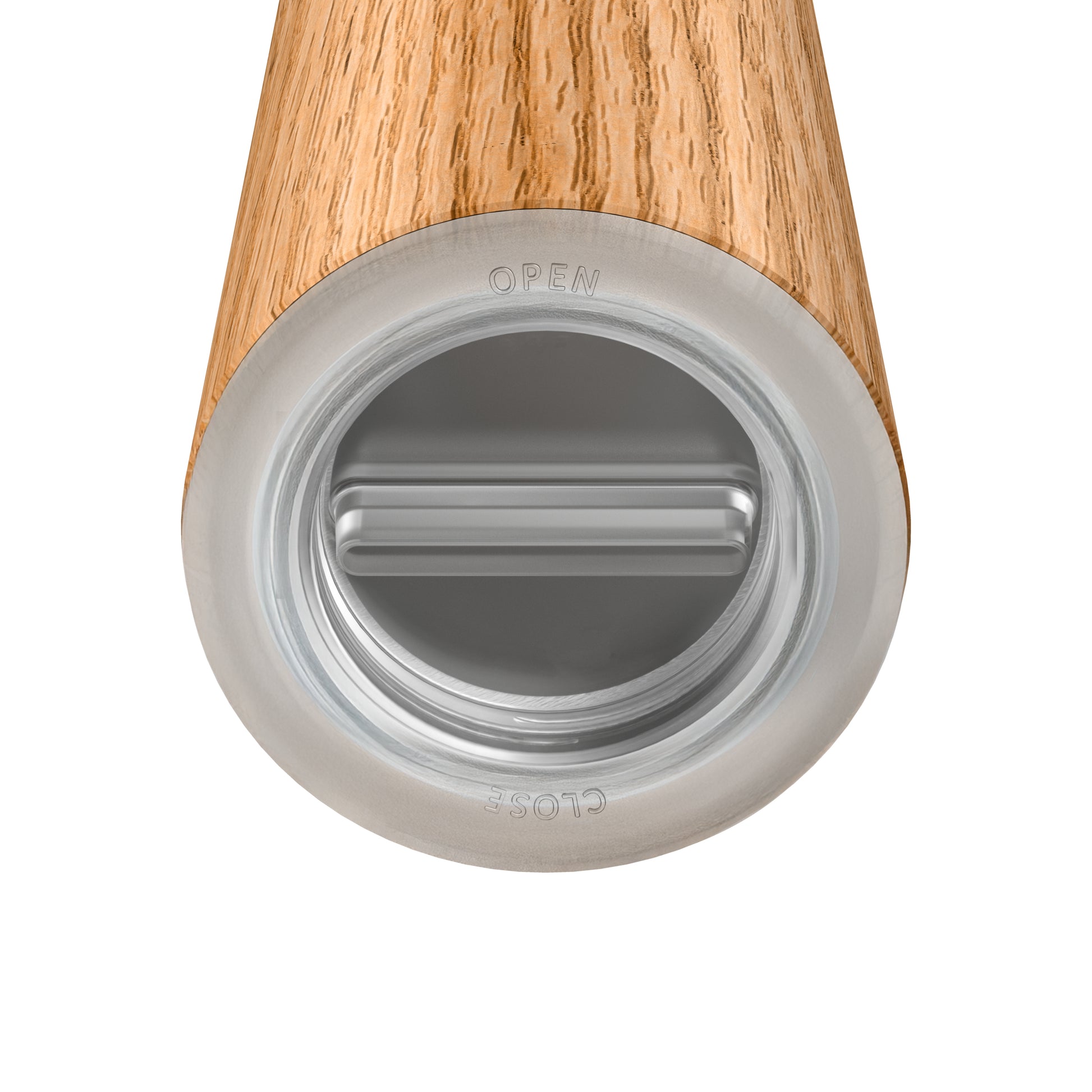 WMF Ceramill – Salz-/Pfeffermühle 21,5 cm, Edelstahl 18/10/Holz/Keramik, Keramikmahlwerk, Dunkelbraun