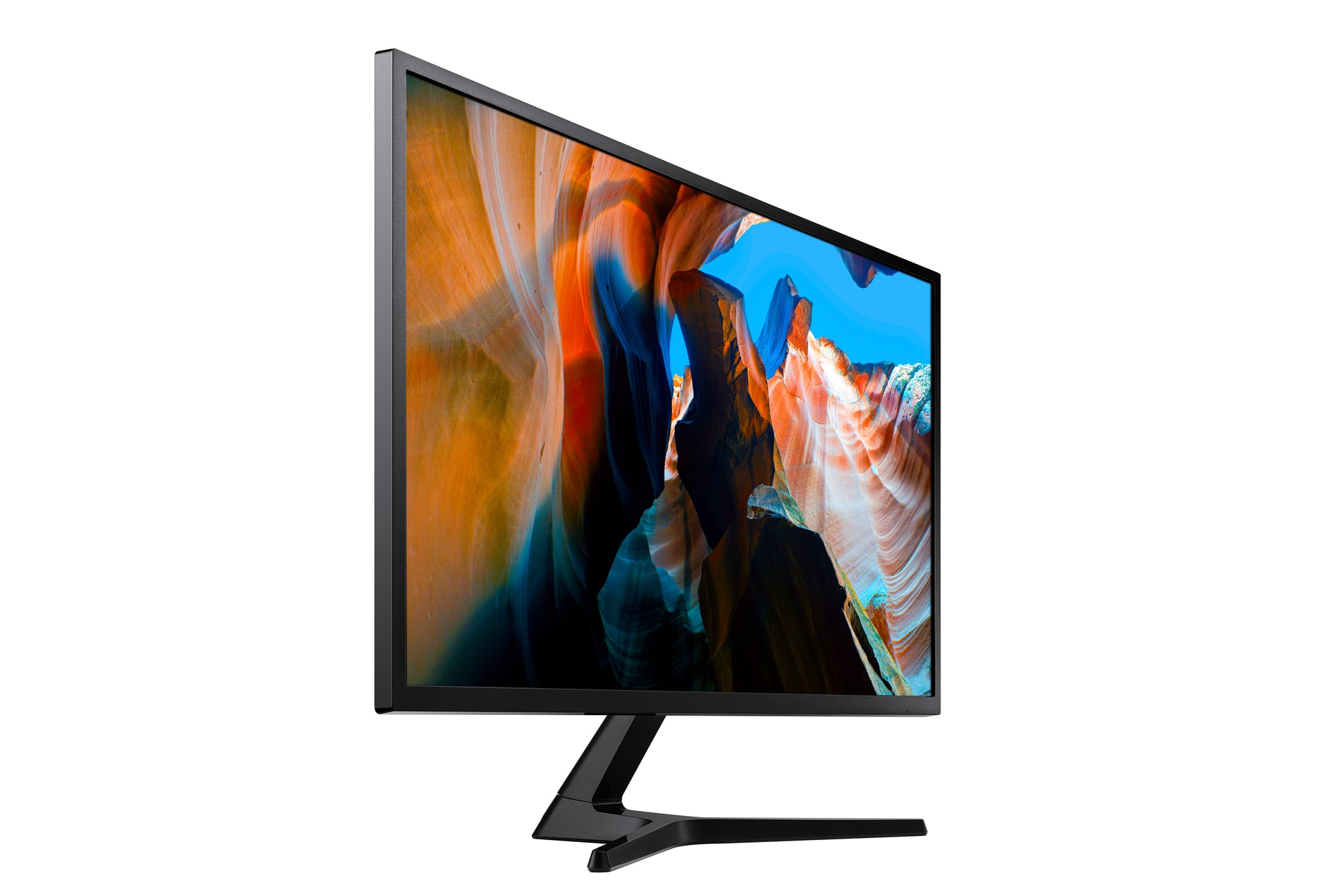 Samsung U32J590U – Monitor, 31,5" 3840 × 2160 (UHD 4K), VA, 60 Hz, 270 cd/m², FreeSync, VESA 100 × 100, Grau