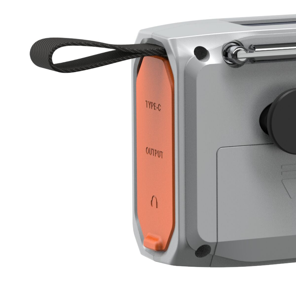 Marmitek RESQ 100 – Tragbares DAB+ Radio, UKW, Bluetooth, IPX3 – Grau