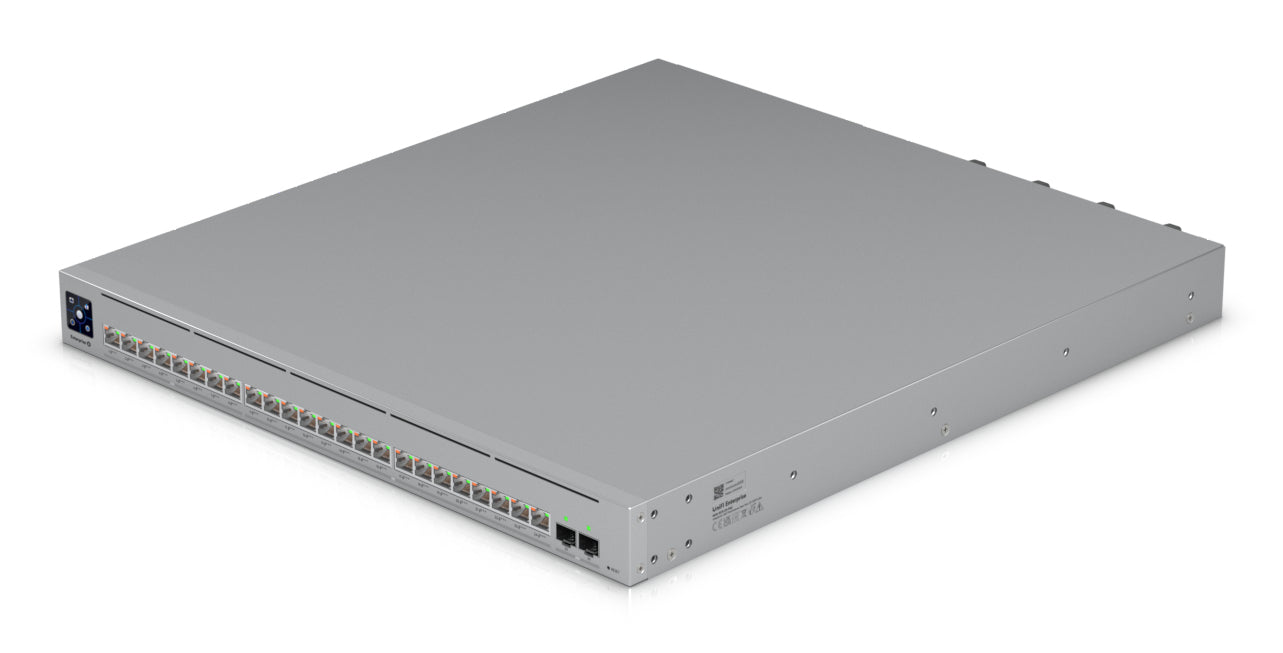 Ubiquiti Managed L2/L3 Switch – 8× 2,5G + 16× 10G, 2× SFP28, PoE+/PoE++, PoE-Budget 1050 W, 1U, 19"