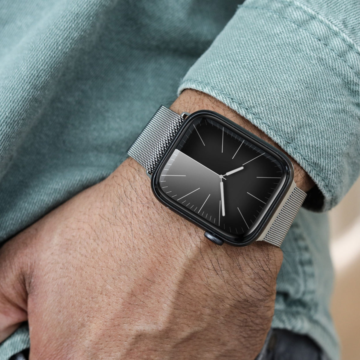 Vonmählen Milanese Loop 2 – Silber, für Apple Watch