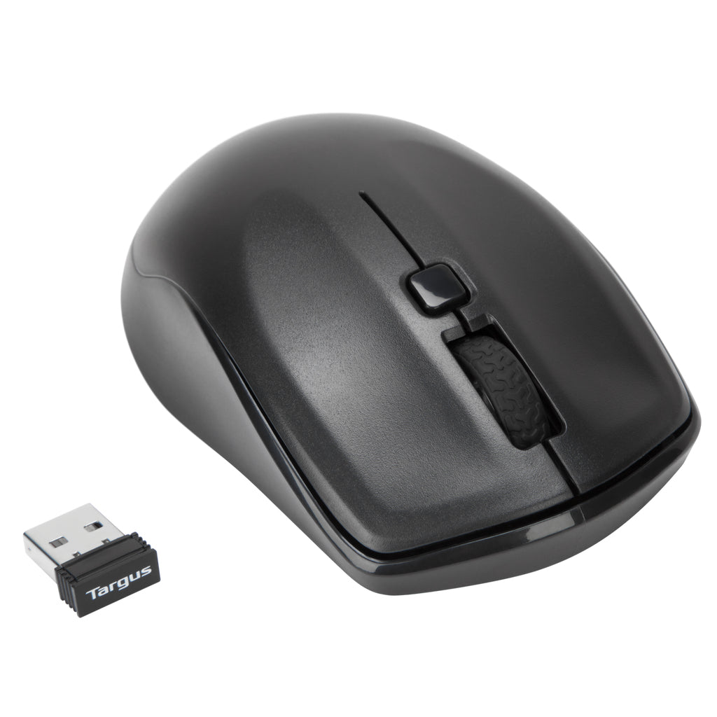 Targus AKM610ES – Tastatur-Maus-Set – 2,4 GHz USB-A (Empfänger) – QWERTY (ES) – Schwarz