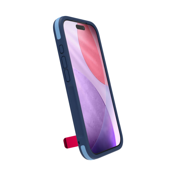 ZAGG Sedona Snap Backcover – für Apple iPhone 17 Pro, MagSafe, mit Ständer, Graphen, Blau, bis 4 m Sturzsicher