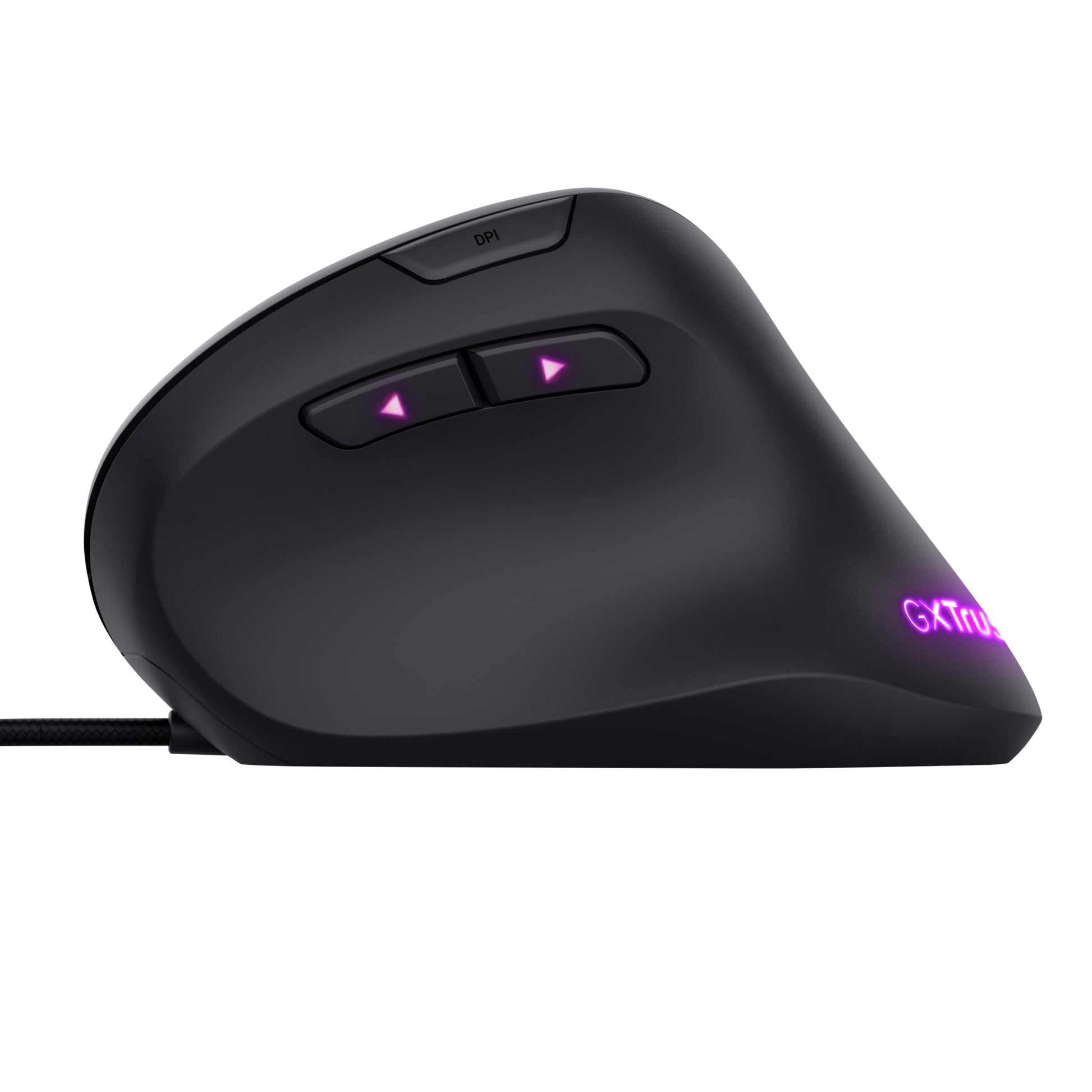 Trust GXT 144 Rexx Gaming-Maus – kabelgebunden, 10'000 dpi, 1'000 Hz, 6 Tasten, für Rechtshänder, vertikal