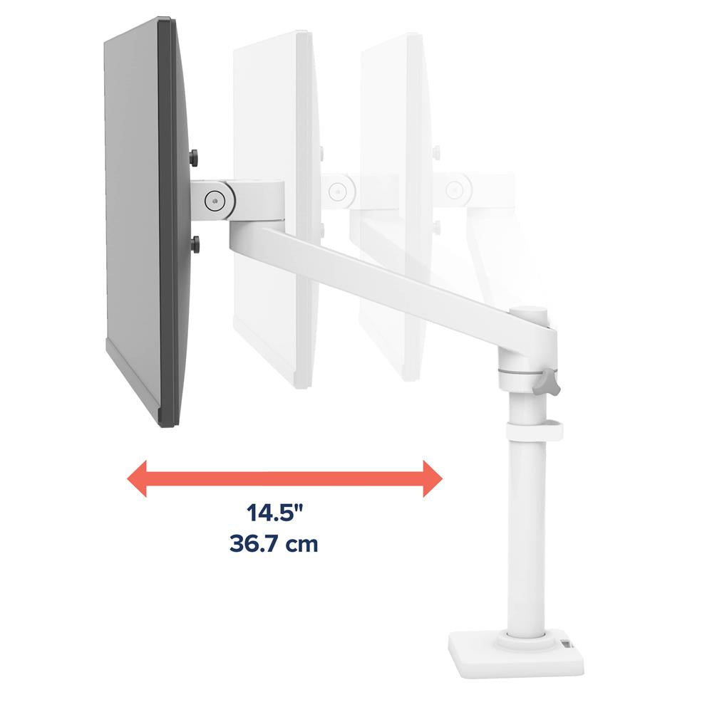 Ergotron NX – Tischhalterung – bis 34", weiss