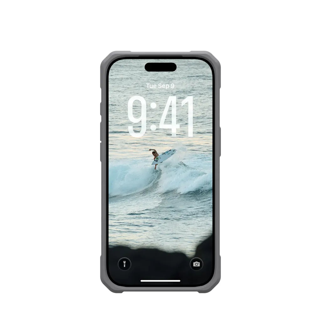 Urban Armor Gear UAG – Backcover – für Apple iPhone 17 Pro – transparent/neongelb – TPU, MagSafe-kompatibel