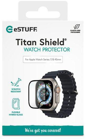 eSTUFF Displayschutz (Folie), 9H – für Apple Watch Series 4/5/6/SE 40 mm