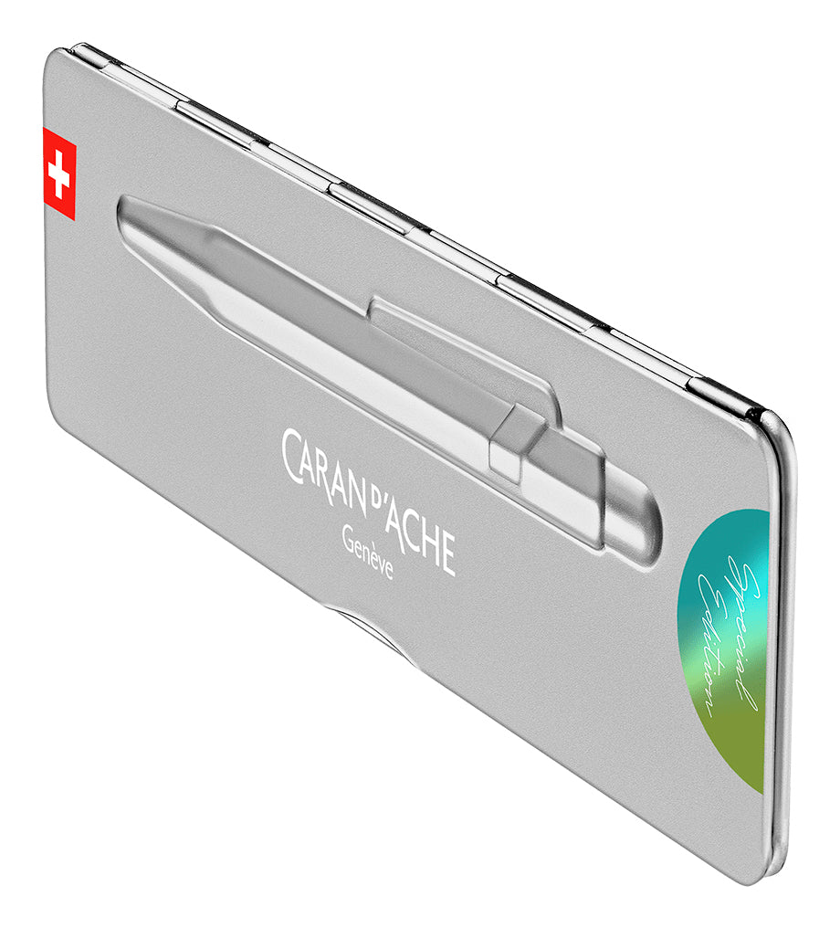 Caran d-Ache Kugelschreiber – Arktisgrün, Aluminium
