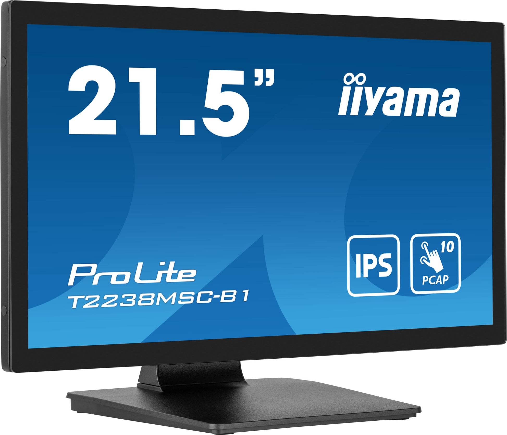 iiyama T2238MSC-B1 – Monitor, 21,5", IPS, Touch, 525 cd/m², DP, HDMI, Integrierte Lautsprecher