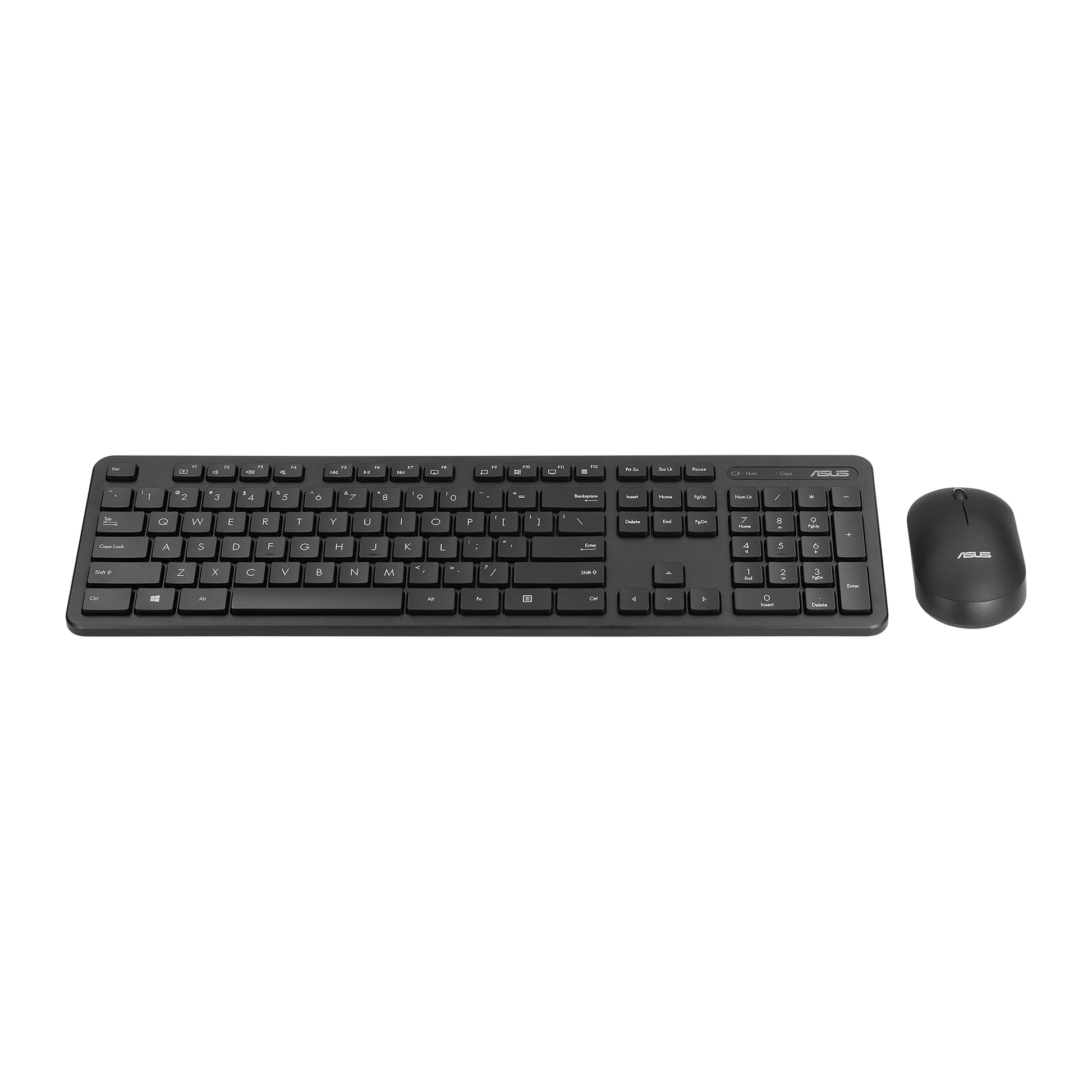 ASUS CW100 – Tastatur- und Maus-Set – 2,4 GHz USB-A (Empfänger) – Schwarz