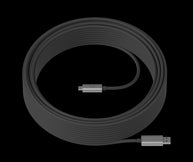 Logitech USB-Kabel, USB-A zu USB-C, 25 m, für MeetUp, Rally, Switch und andere