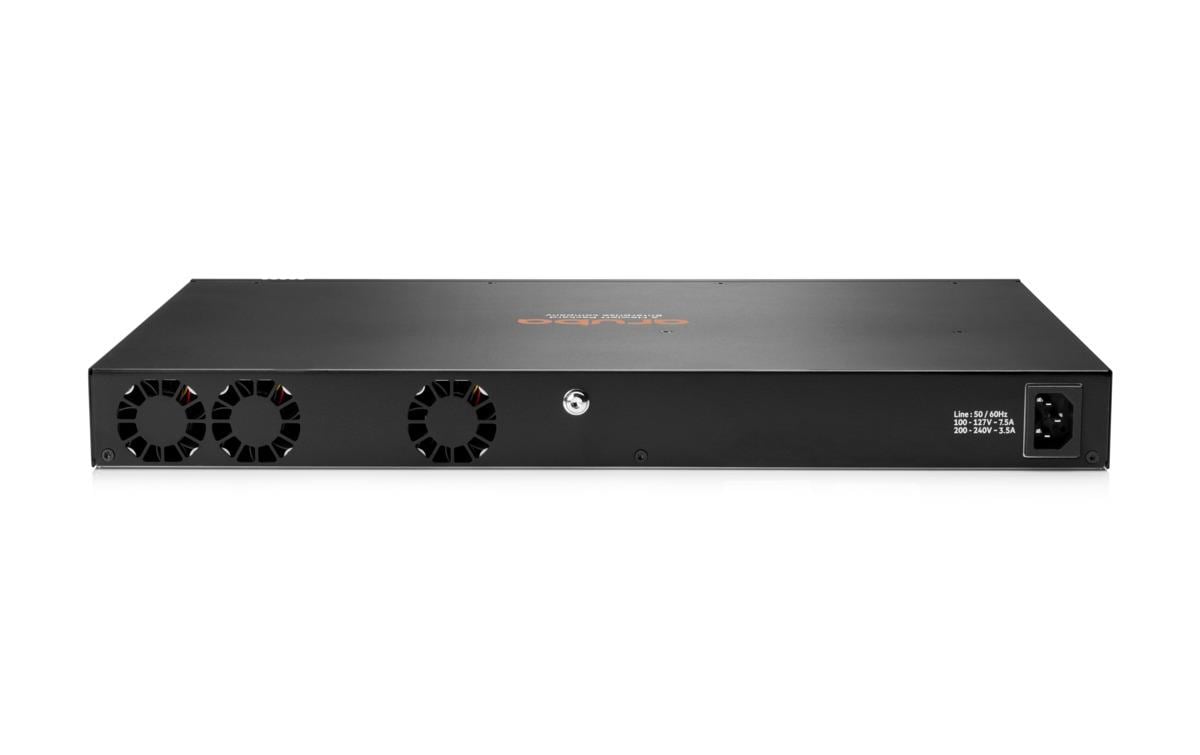 HPE Aruba Networking CX 6200F 24G – Managed Switch – 24×GbE, 4×SFP+, L3, PoE 370 W, 1U